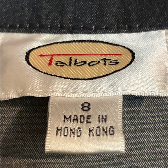 Talbots Black Trench Coat - Picture 2 of 5